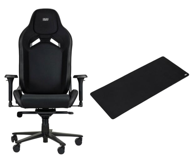 SMX Fotel gamingowy Semeru + Speed Mouse Mat XL Black - 1351855 - zdjęcie